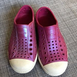 Native shoes metallic Jefferson size 10